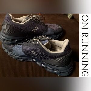 On Running Women’s Navy Blue & Gray Athletic Shoes Sneakers